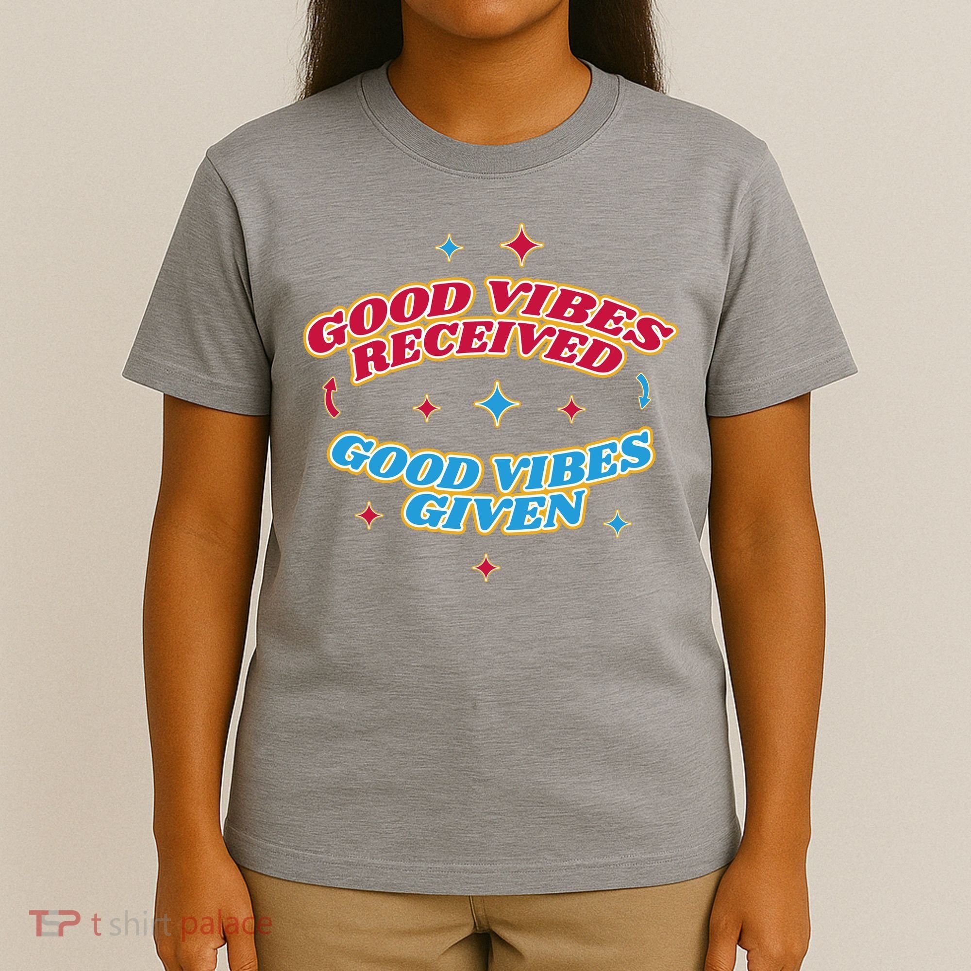 Good Vibes Received Good Vibes Given Retro T-Shirt