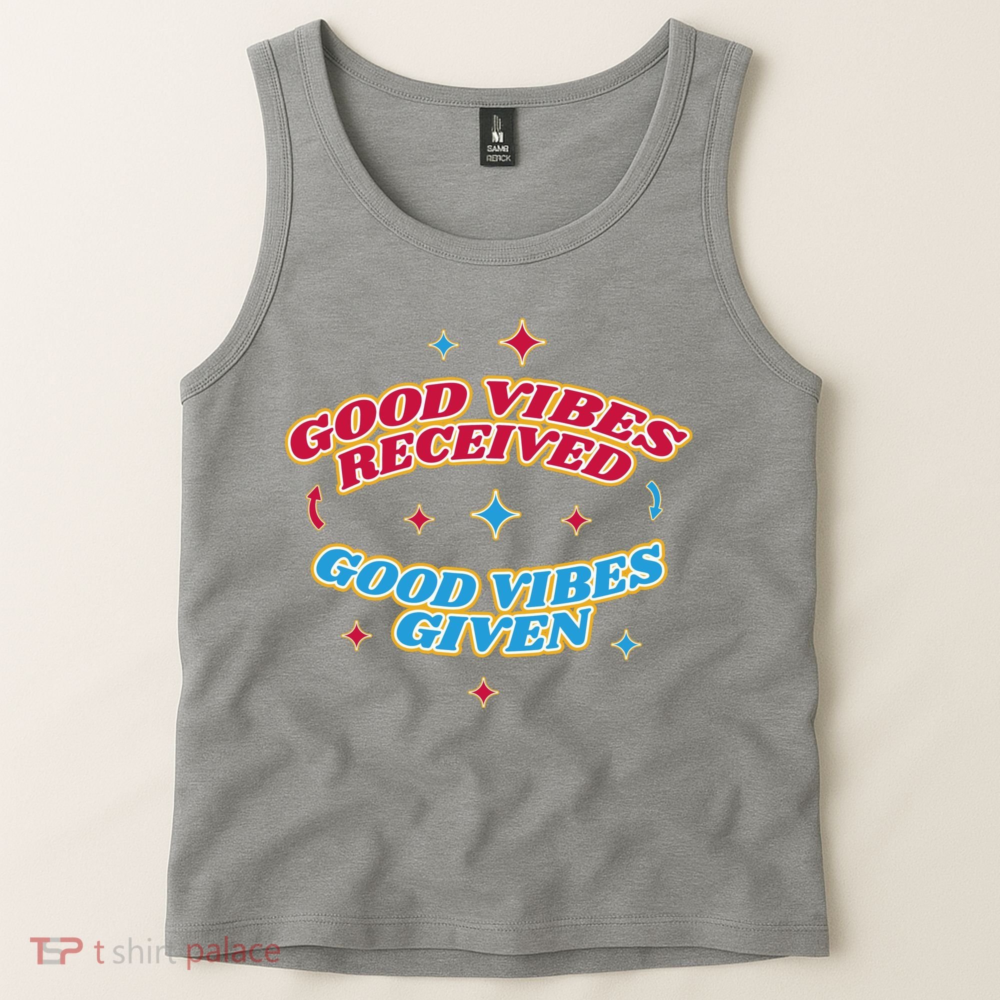 Good Vibes Received Good Vibes Given Retro Tank Top