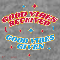 Good Vibes Received Good Vibes Given Retro Women's T-Shirt thumb 6