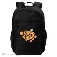 Good Vibes Retro Groovy Flower Backpack thumb 0