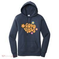 Good Vibes Retro Groovy Flower Women's Hoodie thumb 0
