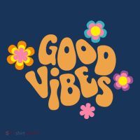 Good Vibes Retro Groovy Flower Women's Hoodie thumb 2