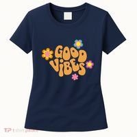 Good Vibes Retro Groovy Flower Women's T-Shirt thumb 0