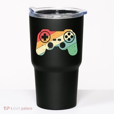 Gamer Vintage Retro Video Game Controller Gaming Tumbler
