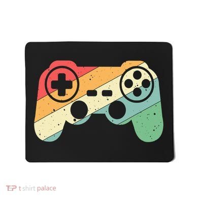 Gamer Vintage Retro Video Game Controller Gaming Mousepad
