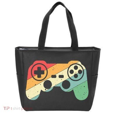 Gamer Vintage Retro Video Game Controller Gaming Tote Bag