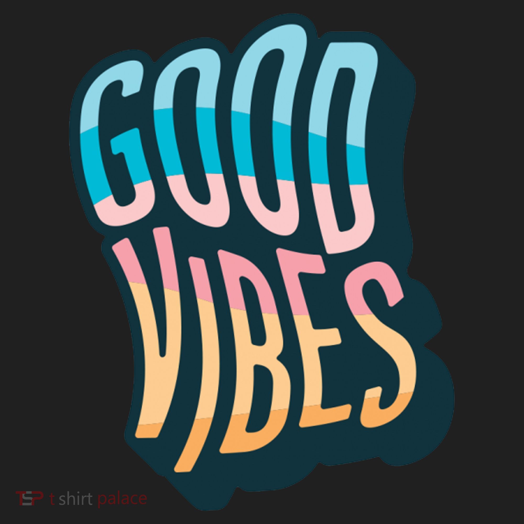 Good Vibes Retro Positive Quote Women's Sweatshirt