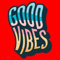 Good Vibes Retro Positive Quote Santa Hat thumb 1