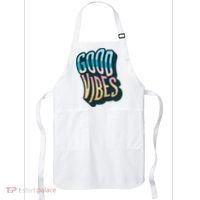 Good Vibes Retro Positive Quote Apron thumb 0