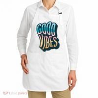 Good Vibes Retro Positive Quote Apron thumb 2