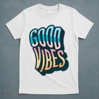 Good Vibes Retro Positive Quote T-Shirt thumb 5