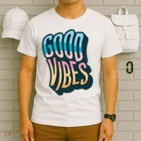 Good Vibes Retro Positive Quote T-Shirt thumb 6