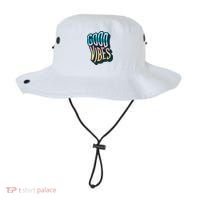 Good Vibes Retro Positive Quote Bucket Hat thumb 0