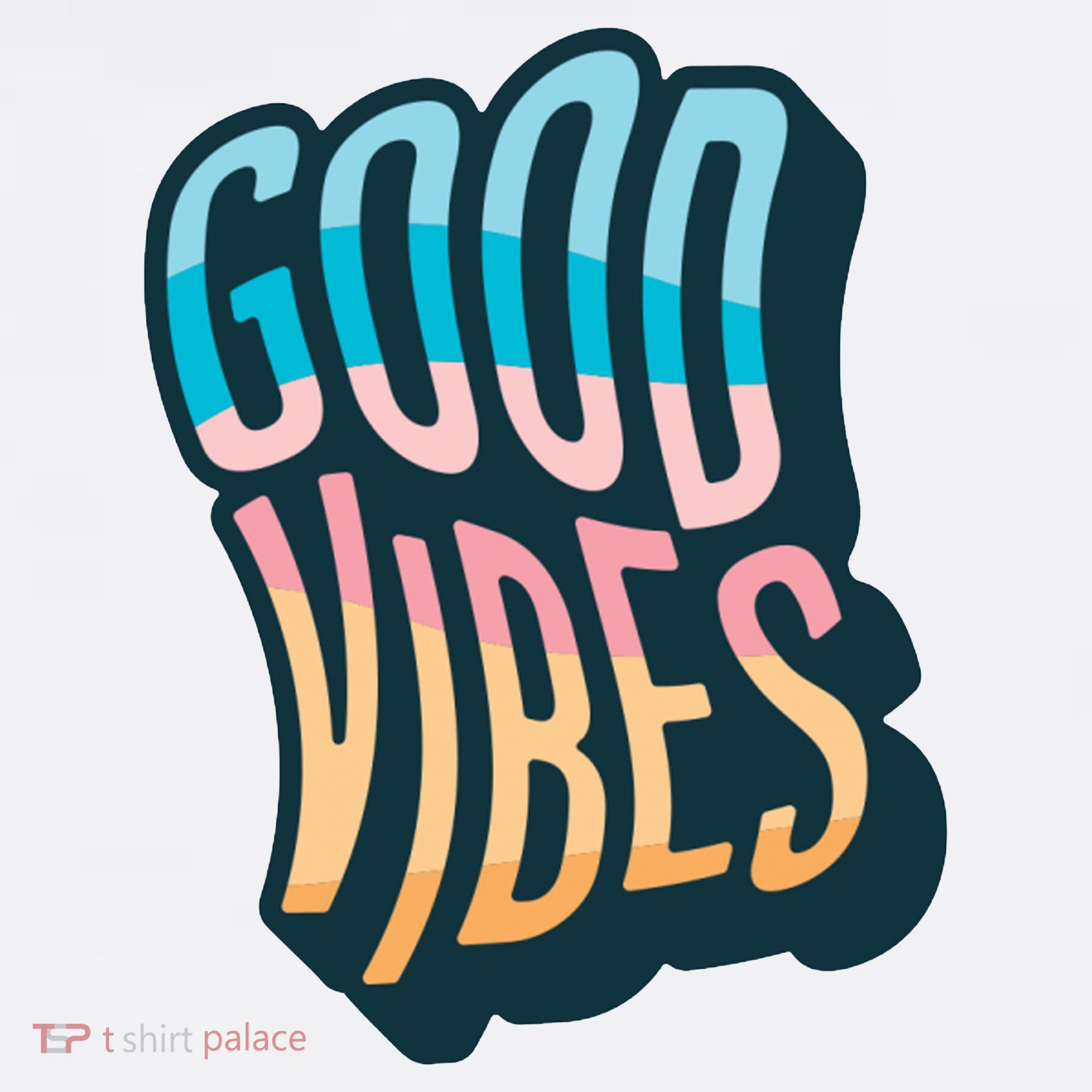 Good Vibes Retro Positive Quote Women's Hoodie