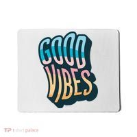 Good Vibes Retro Positive Quote Mousepad thumb 0