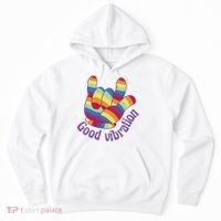 Good Vibration Rainbow Hoodie thumb 0