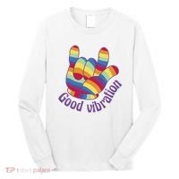 Good Vibration Rainbow Long Sleeve Shirt thumb 0