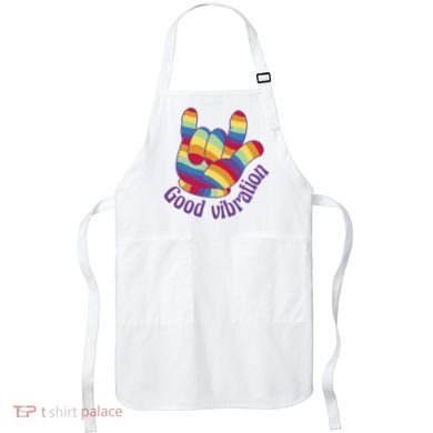 Good Vibration Rainbow Apron