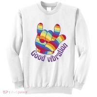 Good Vibration Rainbow Sweatshirt thumb 0