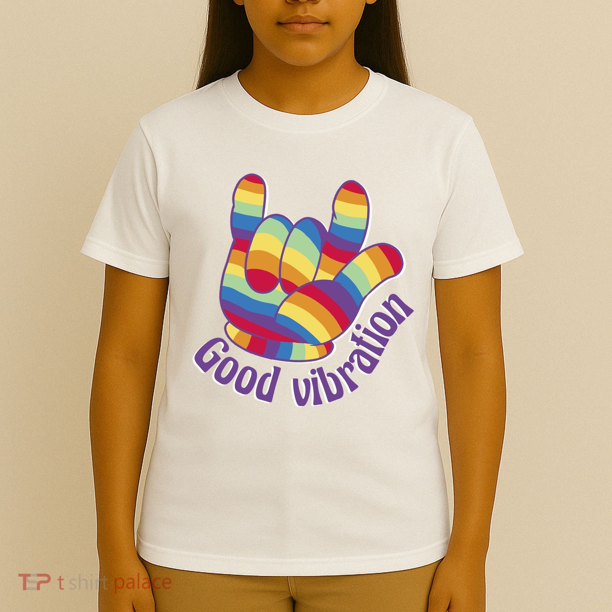 Good Vibration Rainbow T-Shirt
