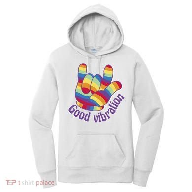 Good Vibration Rainbow Women's Hoodie
