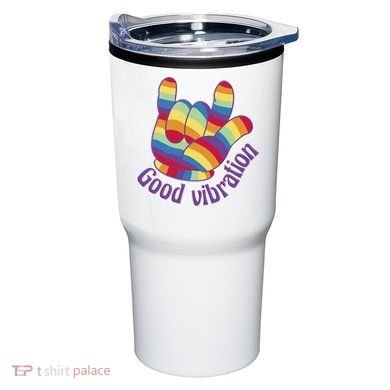 Good Vibration Rainbow Tumbler