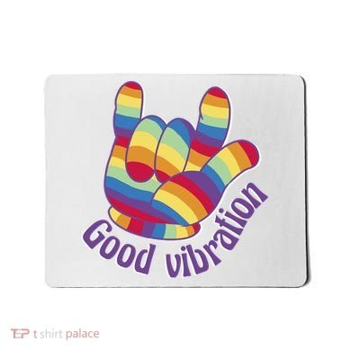 Good Vibration Rainbow Mousepad