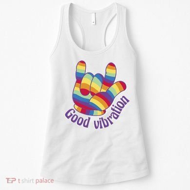 Good Vibration Rainbow Women's Tank Top