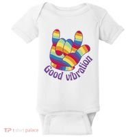 Good Vibration Rainbow Baby Bodysuit thumb 0