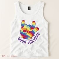 Good Vibration Rainbow Tank Top thumb 2