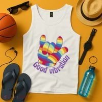 Good Vibration Rainbow Tank Top thumb 4