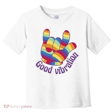 Good Vibration Rainbow Toddler T-Shirt