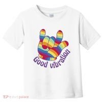 Good Vibration Rainbow Toddler T-Shirt thumb 0