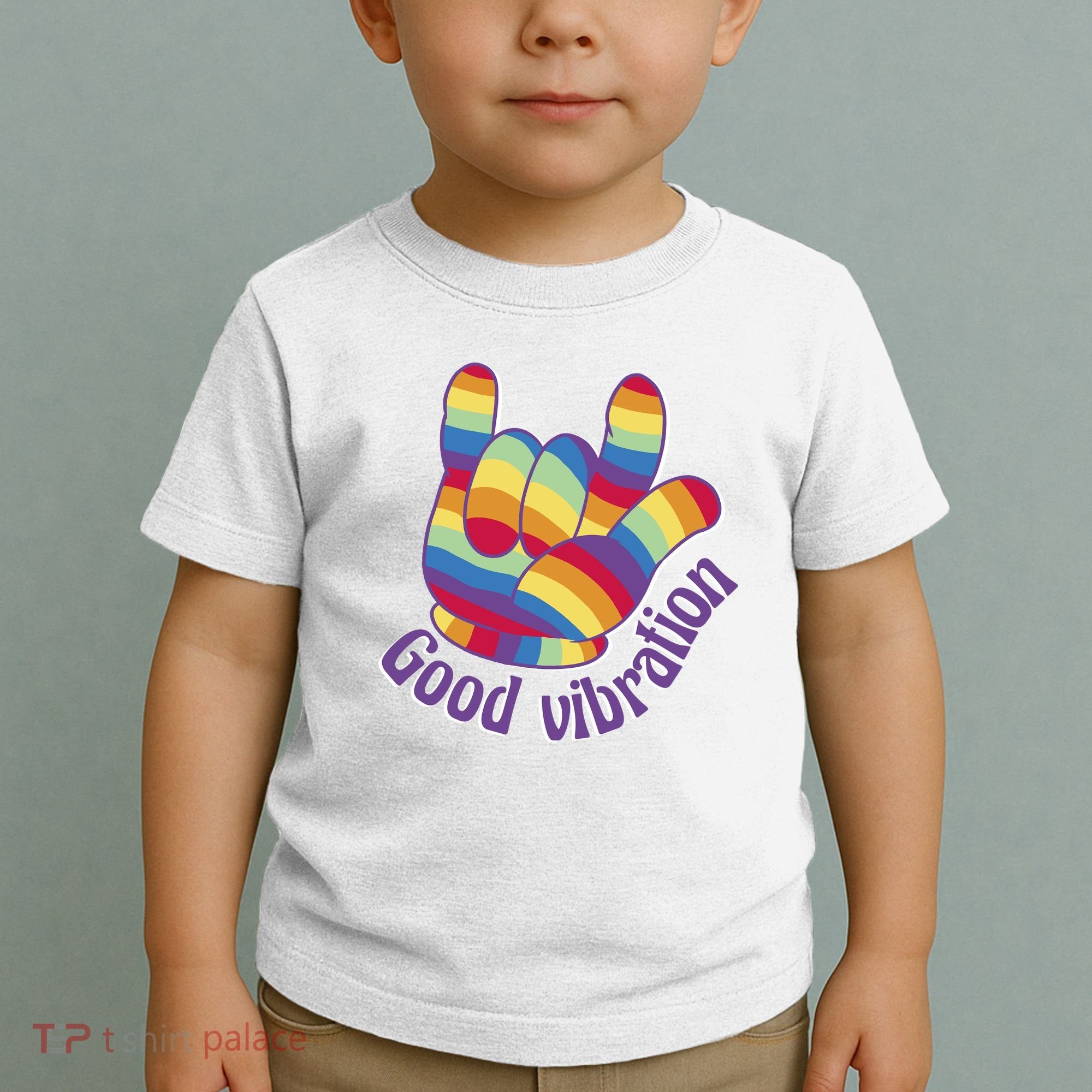 Good Vibration Rainbow Toddler T-Shirt