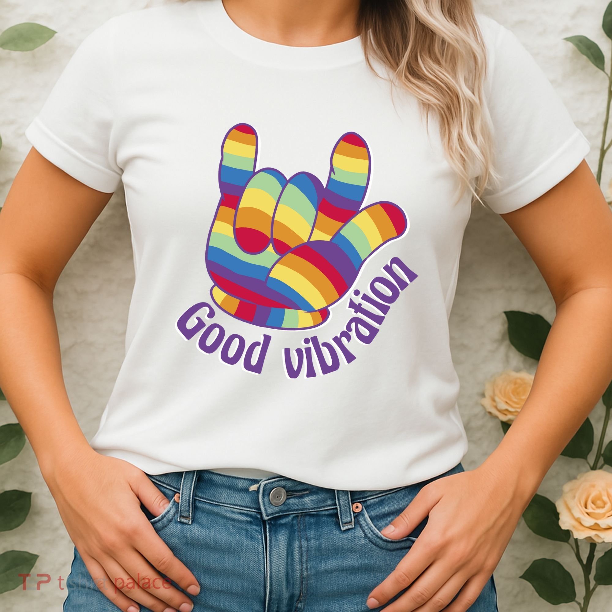 Good Vibration Rainbow Women's T-Shirt