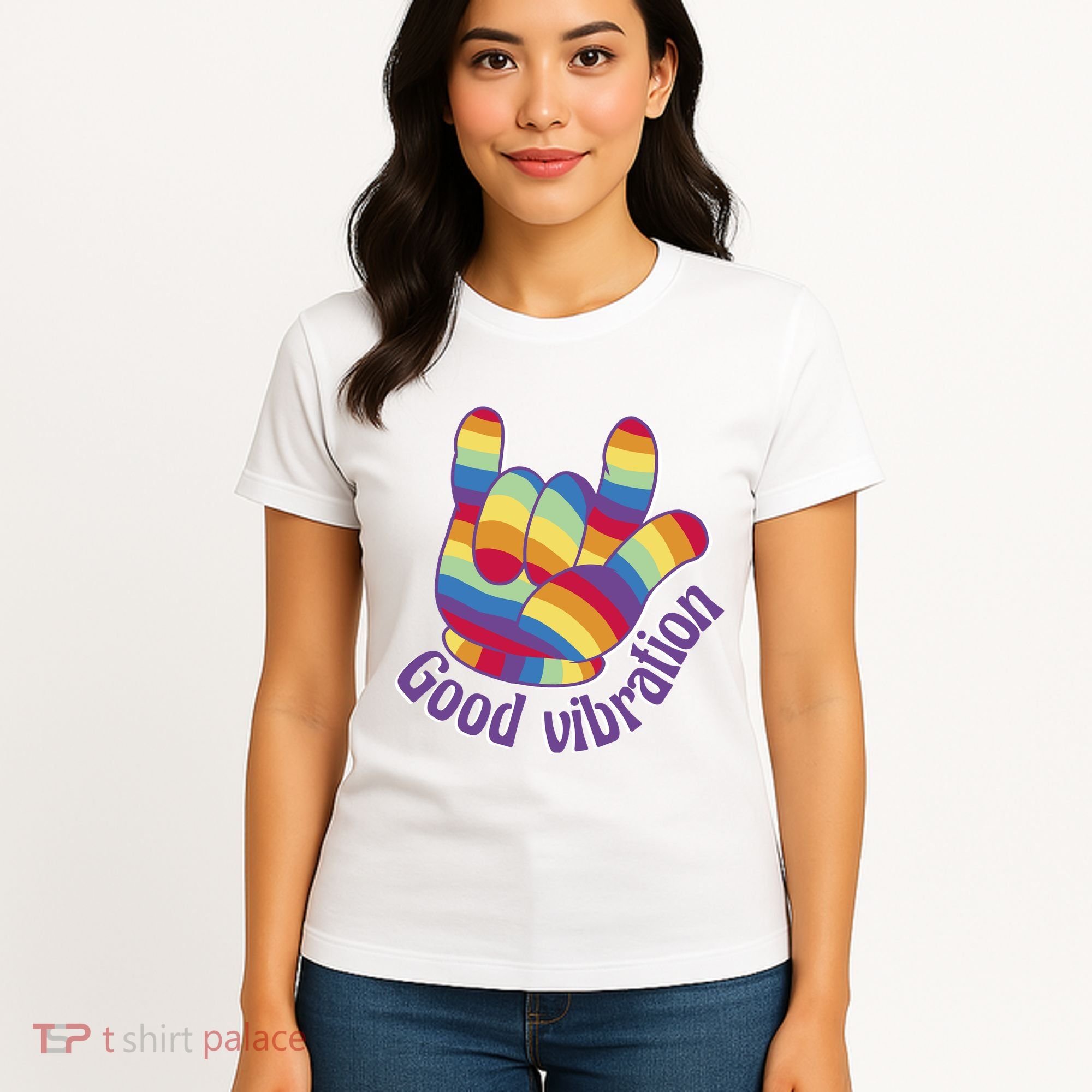 Good Vibration Rainbow Women's T-Shirt