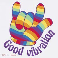 Good Vibration Rainbow Kids Hoodie thumb 5