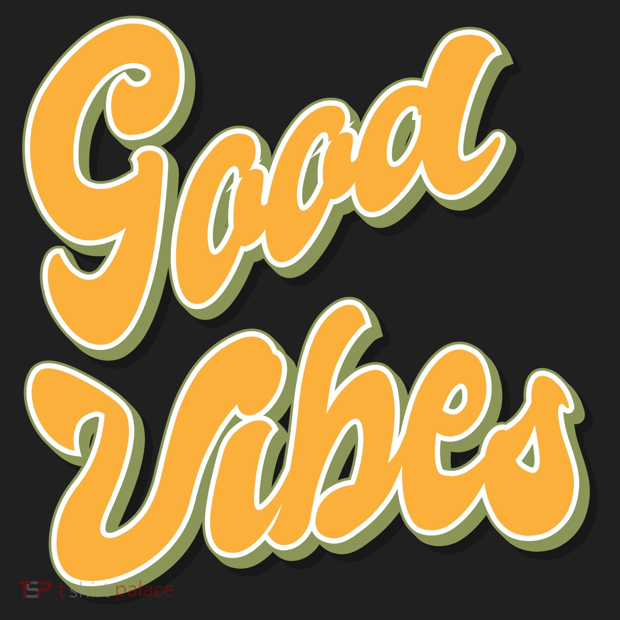 Good Vibes Retro Fun Ladies Heavyweight Boxy Pullover Hoodie