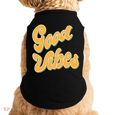 Good Vibes Retro Fun Doggie Tank