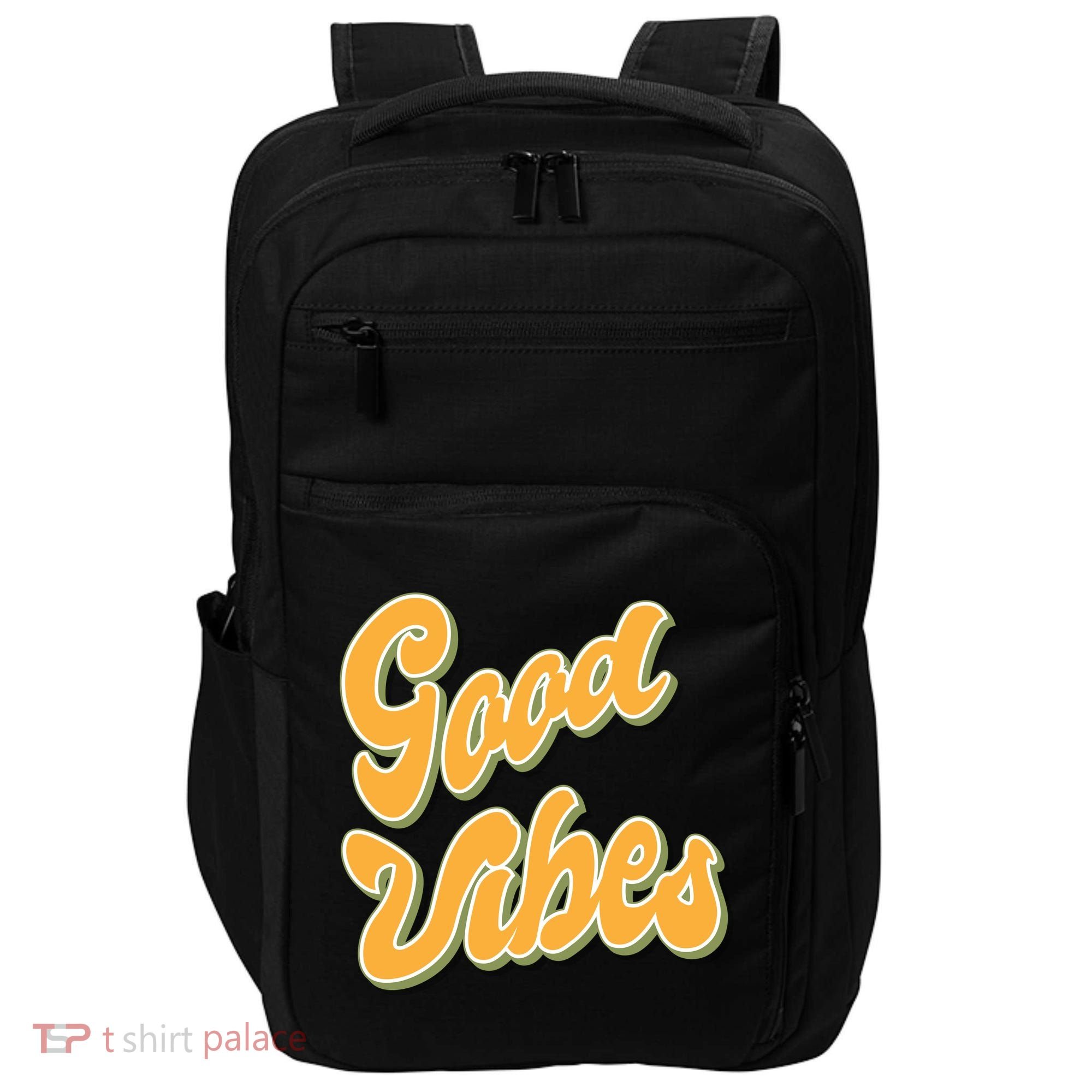 Good Vibes Retro Fun Impact Tech Backpack