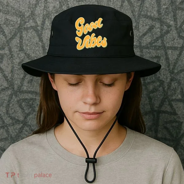 Good Vibes Retro Fun Bucket Hat