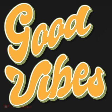 Good Vibes Retro Fun Flat Bill Trucker Hat