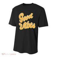Good Vibes Retro Fun Youth Performance Sprint T-Shirt thumb 0