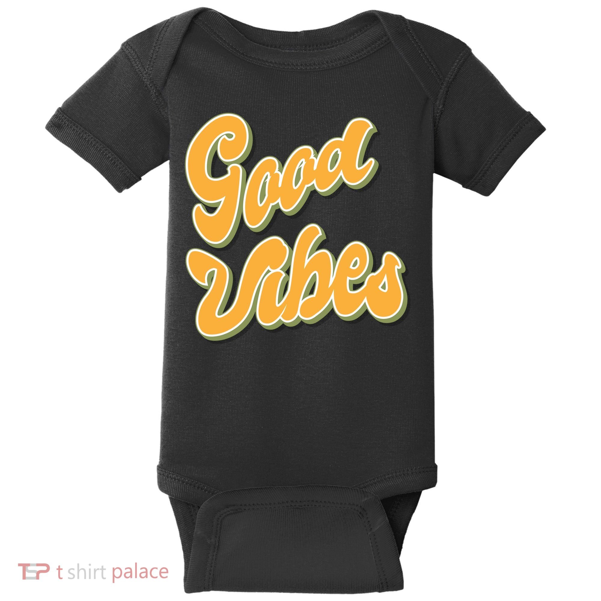 Good Vibes Retro Fun Baby Bodysuit