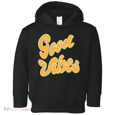 Good Vibes Retro Fun Toddler Hoodie