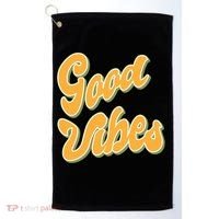 Good Vibes Retro Fun Golf Towel thumb 0