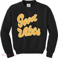 Good Vibes Retro Fun Kids Sweatshirt thumb 0