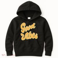 Good Vibes Retro Fun Kids Hoodie thumb 0