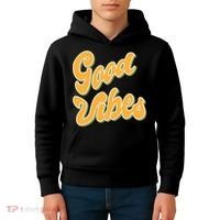 Good Vibes Retro Fun Kids Hoodie thumb 4