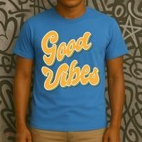 Good Vibes Retro Fun T-Shirt thumb 3